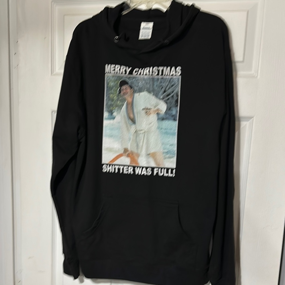 Black Graphic Hoodie